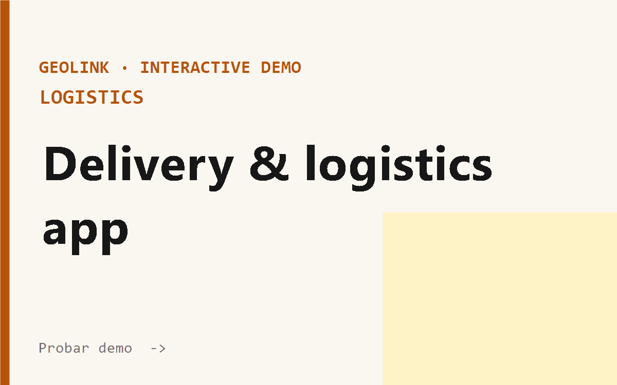 Delivery & logistics app