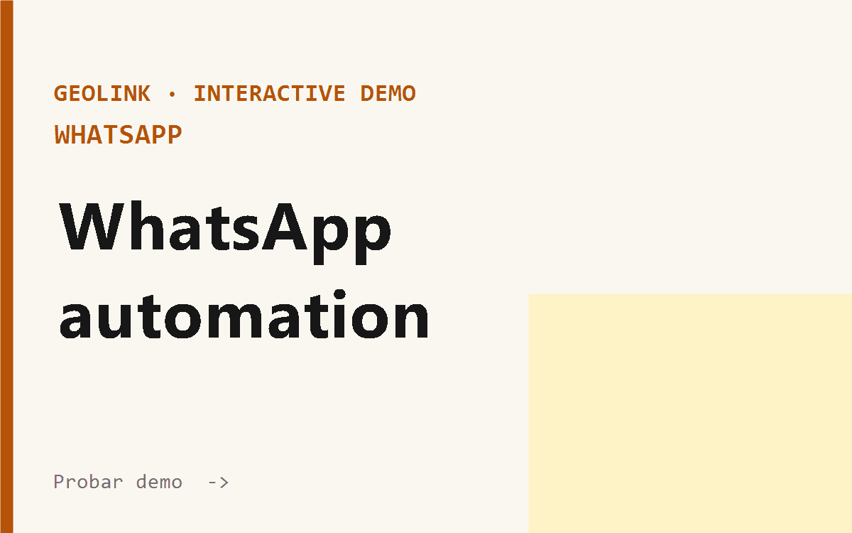 WhatsApp automation