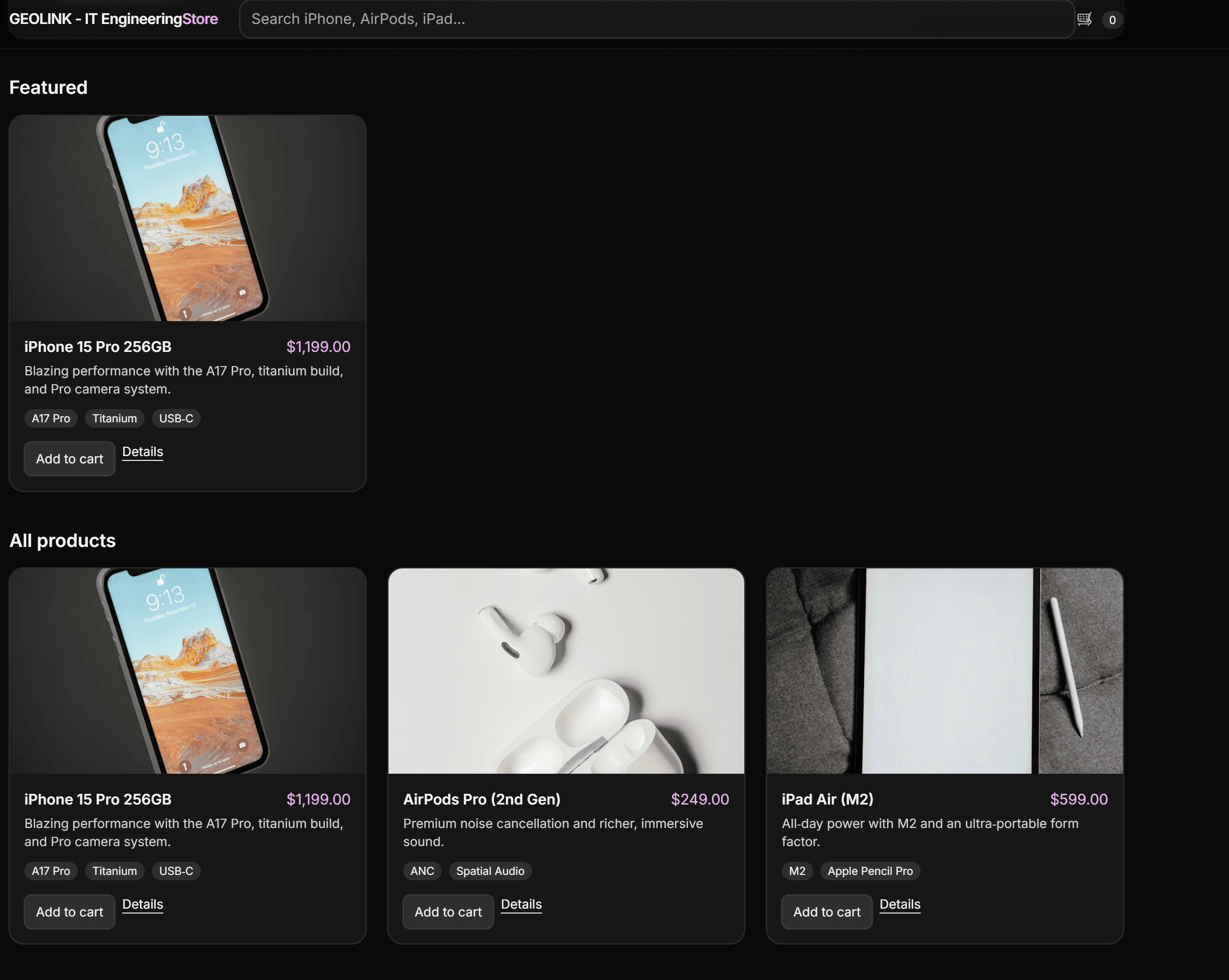 Modern E-Commerce Store